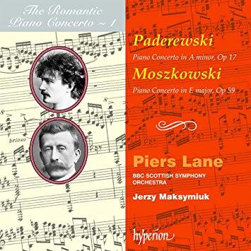Piers Lane, Jerzy Maksymiuk / Paderewski: Piano Concerto in A Minor / Moszowsky: Piano Concerto in E Major (미개봉)