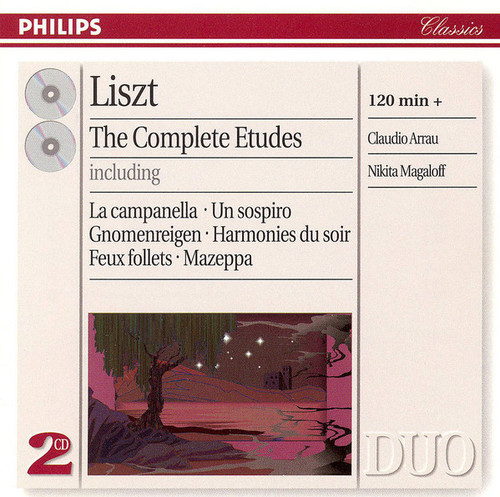 Claudio Arrau, Nikita Magaloff / Liszt : The Complete Etudes (2CD)