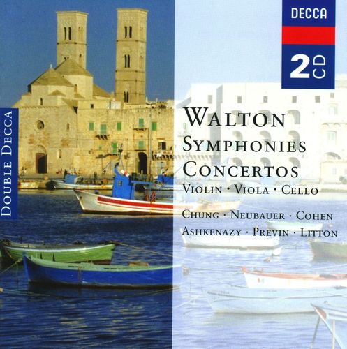 Vladimir Ashkenazy / Andrew Litton / Andr&amp;eacute; Previn / Walton: Symphonies; Concertos (2CD)