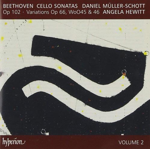 Daniel Muller-Schott / Angela Hewitt / Beethoven: Cello Sonatas Vol.2 (미개봉)