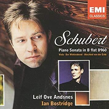 Lelf Ove Andsnes / Ian Bostridge / Schubert : Piano Sonata In B Flat D 960, 3 Lieder