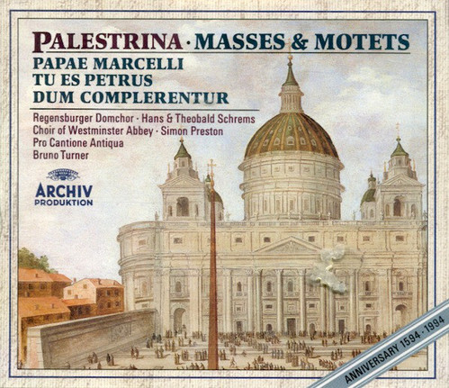 Choir Of Westminster Abbey, Regensburger Domchor / Bruno Turner / Palestrina: Masses &amp; Motets (Papae Marcelli / Tu Es Petrus / Dum Complerentur) (2CD)