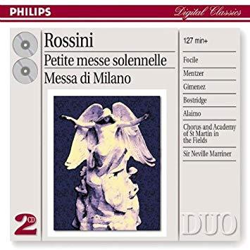 Neville Marriner / Rossini: Petite Messe Solennelle / Messa di Milano (2CD, 미개봉)