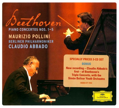 Maurizio Pollini &amp; Claudio Abbado / Beethoven: The Complete Piano Concertos (3CD, DIGI-PAK)