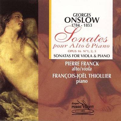 Pierre Franck / Onslow : 3 Sonatas For Viola &amp; Piano