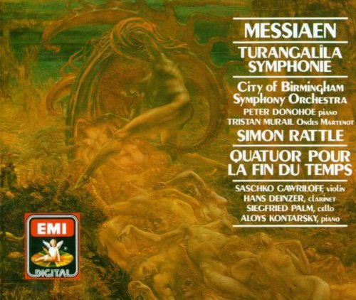 Simon Rattle / Messiaen : Turangalila Symphony, Quatuor Pour La Fin Du Temps, Le Merle Noir (2CD)