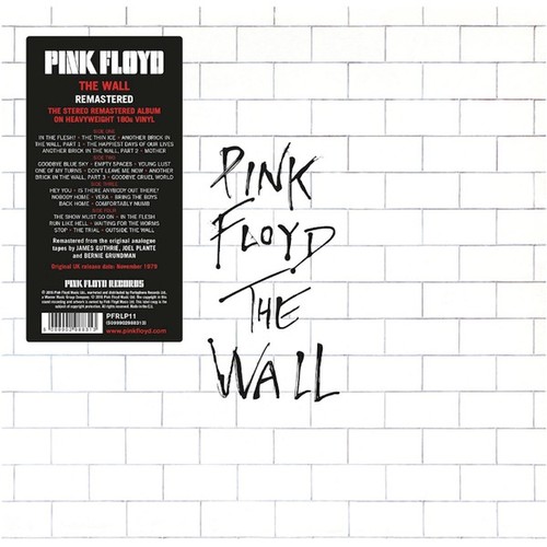 [LP] Pink Floyd / The Wall (2LP, 2016 Reissue, 180g, 미개봉) 
