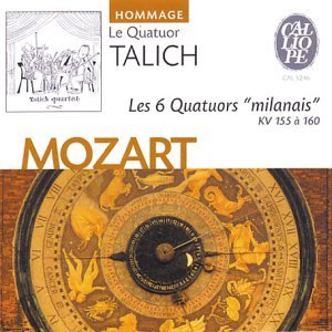 Le Quatuor Talich / Mozart: Les Six Quatuors Milanais