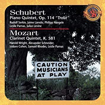 Rudolf Serkin / Schubert: Piano Quintet, Op. 114- Trout / Mozart: Clarinet Quintet, K. 581 