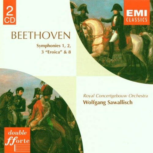 Wolfgang Sawallisch / Beethoven: Symphonies 1, 2, 3 &quot;Eroica&quot;, &amp; 8 (2CD)