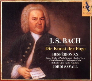 Jordi Savall / Bach : The Art Of Fugue BWV1080 (2CD, DIGI-PAK)