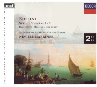 Neville Marriner / Rossini: String Sonatas Nos.1-6 (2XRCD, DIGI-BOOK)