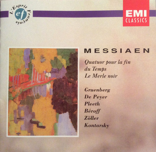 William Pleeth, Gervase de Peyer / Messiaen: Quatuor Pour La Fin Du Temps / Le Merle Noir