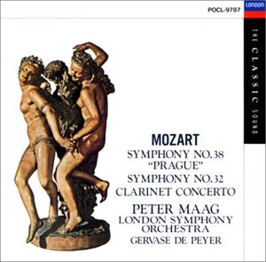 Peter Maag / Mozart: Symphonies No. 38 &amp; 32 / Clarinet Concerto 