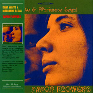 Dave Waite &amp; Marianne Segal / Paper Flowers (LP MINIATURE)