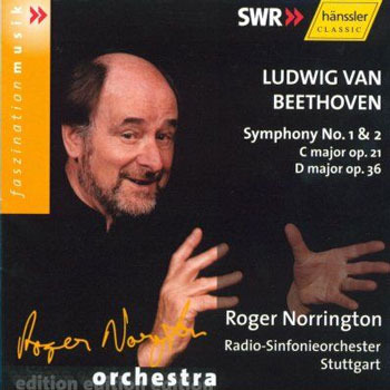 Roger Norrington / Beethoven : Symphony No.1 &amp; No.2
