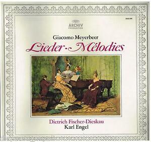 [LP] Giacomo Meyerbeer, Dietrich Fischer-Dieskau, Karl Engel / Lieder - Melodies 