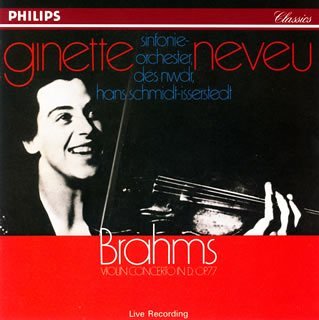 Ginette Neveu / Brahms: Violin Concerto in D, Op.77
