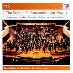 Claudio Abbado, Carlo Maria Giulini, Zubin Mehta / The Berliner Philharmoniker play Mozart (7CD, BOX SET)