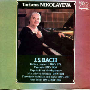 Tatiana Nikolayeva / Nikolayeva Plays Bach Vol.2 