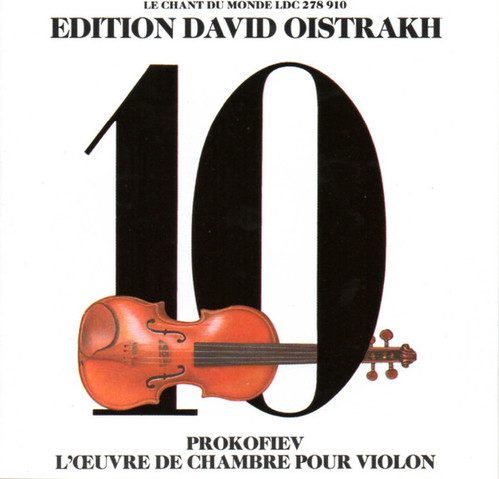 David Oistrakh / Prokofiev: Chamber Works for Violin 