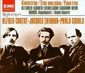 Alfred Cortot, Jacques Thibaud, Pablo Casals / Beethoven; Schubert; Mendelssohn; Schumann; Haydn: Piano Trios / Brahms: Double Concerto 1926- 1929 (3CD)