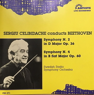 Sergiu Celibidache / Beethoven: Symphony No. 2, 4 (LIVE)