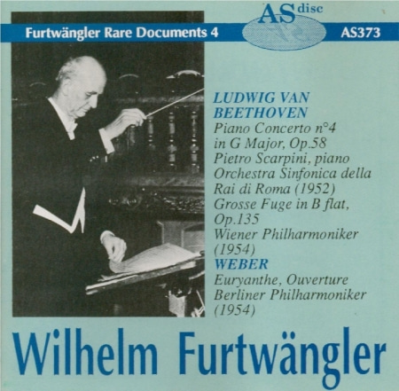 Wilhelm Furtwangler / Beethoven: Concerto pour piano No.4 Op.58