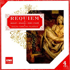 Giulini, Karajan, Plasson / Mozart, Brahms, Verdi, Faure: Les Plus Grands Requiem (4CD, BOX SET)