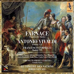 Jordi Savall / Vivaldi, Corselli : Farnace (3CD, DIGI-BOOK)