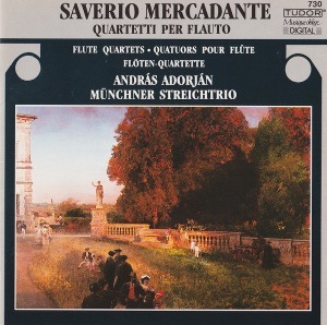Andras Adorjan, Munchner StreichTrio / Saverio Mercadante Quartetti Per Flauto