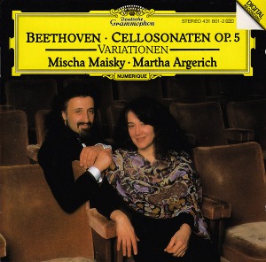 Mischa Maisky / Martha Argerich / Beethoven : Cellosonaten Op. 5 / Variationen