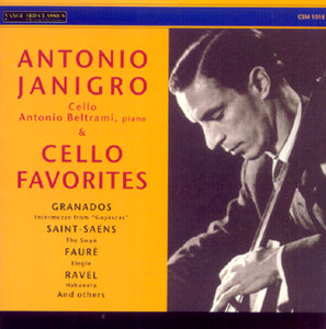 Antonio Janigro / Antonio Janigro - Favourites For Cello (미개봉)