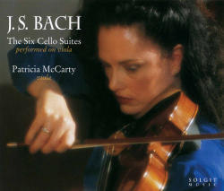 Patricia Mccarty / Bach: Suites for Violoncello Solo BWV 1007-1012, Schubert : Arpeggione Sonata, Beethoven : Romance No.1 &amp; 2, Notturno Op.42 [Transcription For Viola] (3CD, 미개봉)