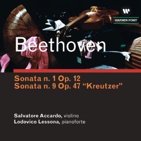 Salvatore Accardo &amp; Lodovico Lessona / Beethoven: Violin Sonatas No.1 Op.12-1, No.9 Op.47 &#039;Kreutzer&#039; (미개봉)