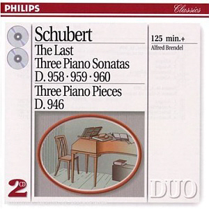 Alfred Brendel / Schubert: The Last Three Piano Sonatas - D.958, D.959, D.960 (2CD)