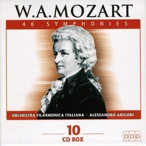 Alessandro Arigoni / Mozart: 46 Complete Symphonies (10CD, BOX SET)