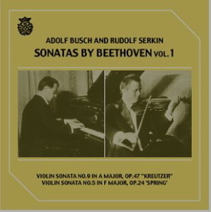 Rudolf Serkin, Adolf Busch / Sonatas By Beethoven Vol.1 (미개봉) 