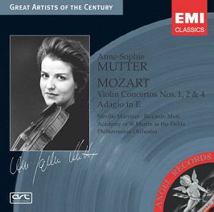 Anne-Sophie Mutter / Mozart: Violin Concerto No.1 K.207, No.2 K.211, No.4 K.218