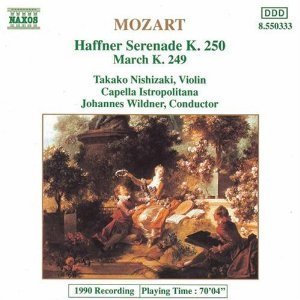 Takako Nishizaki, Johannes Wildner / Mozart: Serenade No.7 K.250 &#039;Haffner&#039;, March K.249
