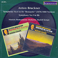 Rudolf Kempe / Bruckner: Symphony No.4 &#039;Romantic&#039;, No.5 (2CD)