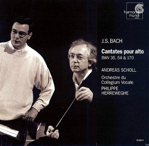 Andreas Scholl, Philippe Herreweghe / Bach: Cantatas For Solo Alto BWV 170, 54 &amp; 35