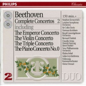 Claudio Arrau / Janos Starker / Colin Davis / Beethoven: Complete Concertos Vol. 2 (2CD)