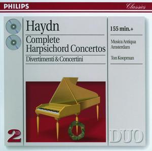 Ton Koopman / Haydn: Complete Harpsichord Concertos (2CD)