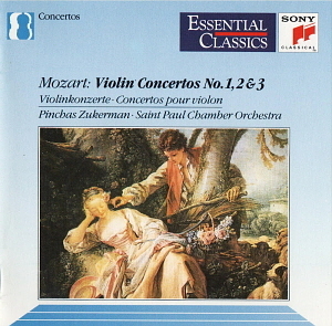 Pinchas Zukerman / Mozart: Violin Concertos No. 1, 2 &amp; 3
