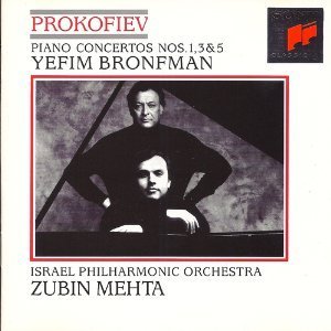 Yefim Bronfman &amp; Zubin Mehta / Prokofiev: Piano Concertos Nos.1, 3, 5