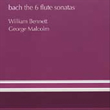 William Bennett / George Malcolm / Michael Evans / Bach : Sonata for Flute and Basso Continuo BWV1034-1035, Sonata for Flute and Harpsichord BWV1030-1033