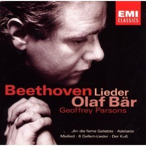 Geoffrey Parsons, Olaf Bar / Beethoven: Lieder: An die ferne Geliebte; Adelaide; Mailied; 6 Gellert-Lieder; Der Kuss