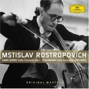 Mstislav Rostropovich / Saint-Saens : Cello Concerto No.1 Op.33, Schumann : Cello Concerto Op.129 (2CD, 미개봉)