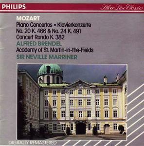 Alfred Brendel / Mozart: Piano Concertos No. 20 K. 466 &amp; No. 24 K. 491; Concert Rondo K. 382 